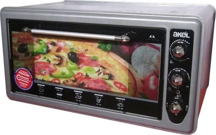 Мини-печь AKEL AF 940 металлик