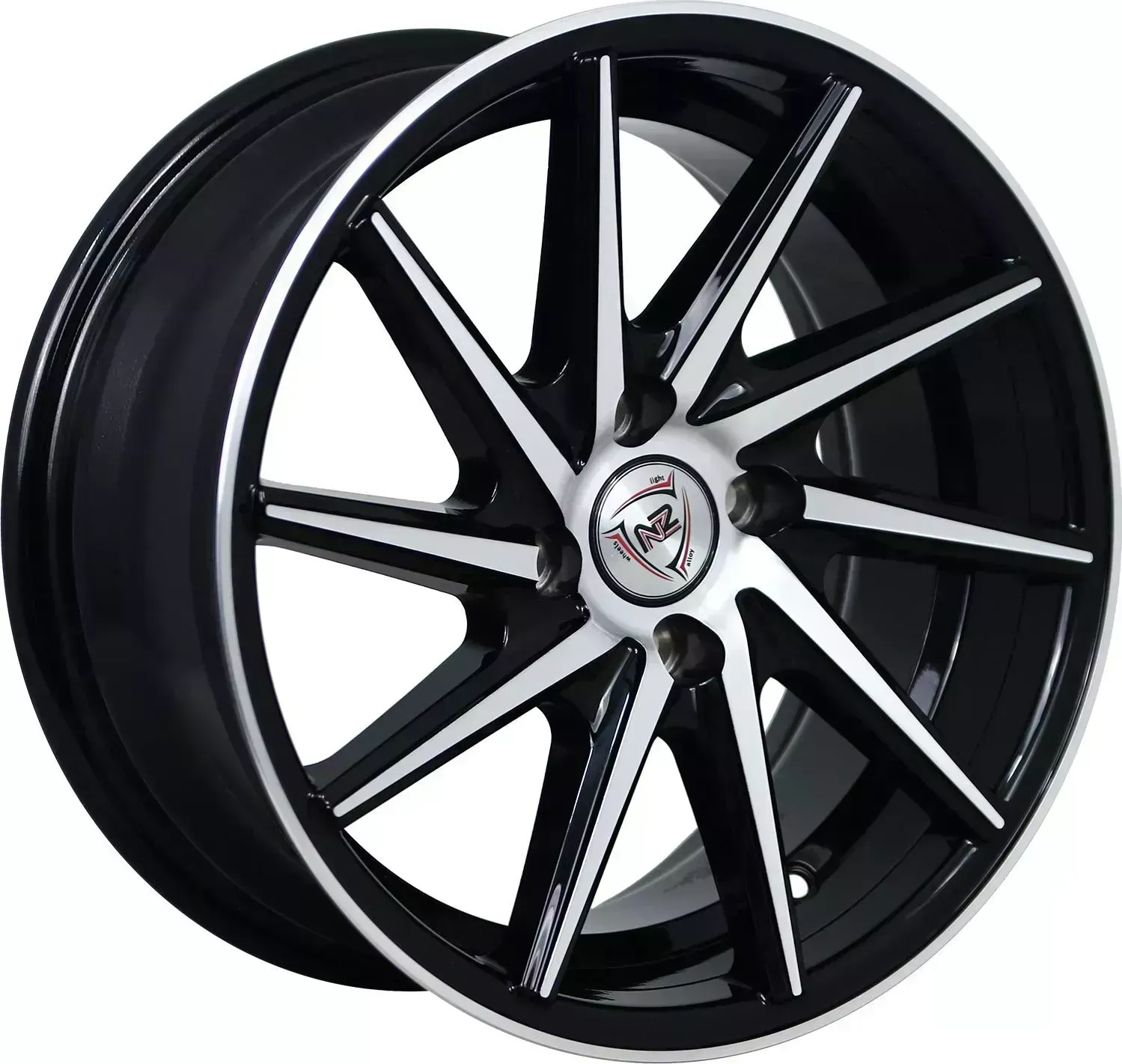 Диск автомобильный NZ H-03R H-03 7X15/4X100 ET30 D60.1 BKF (R)