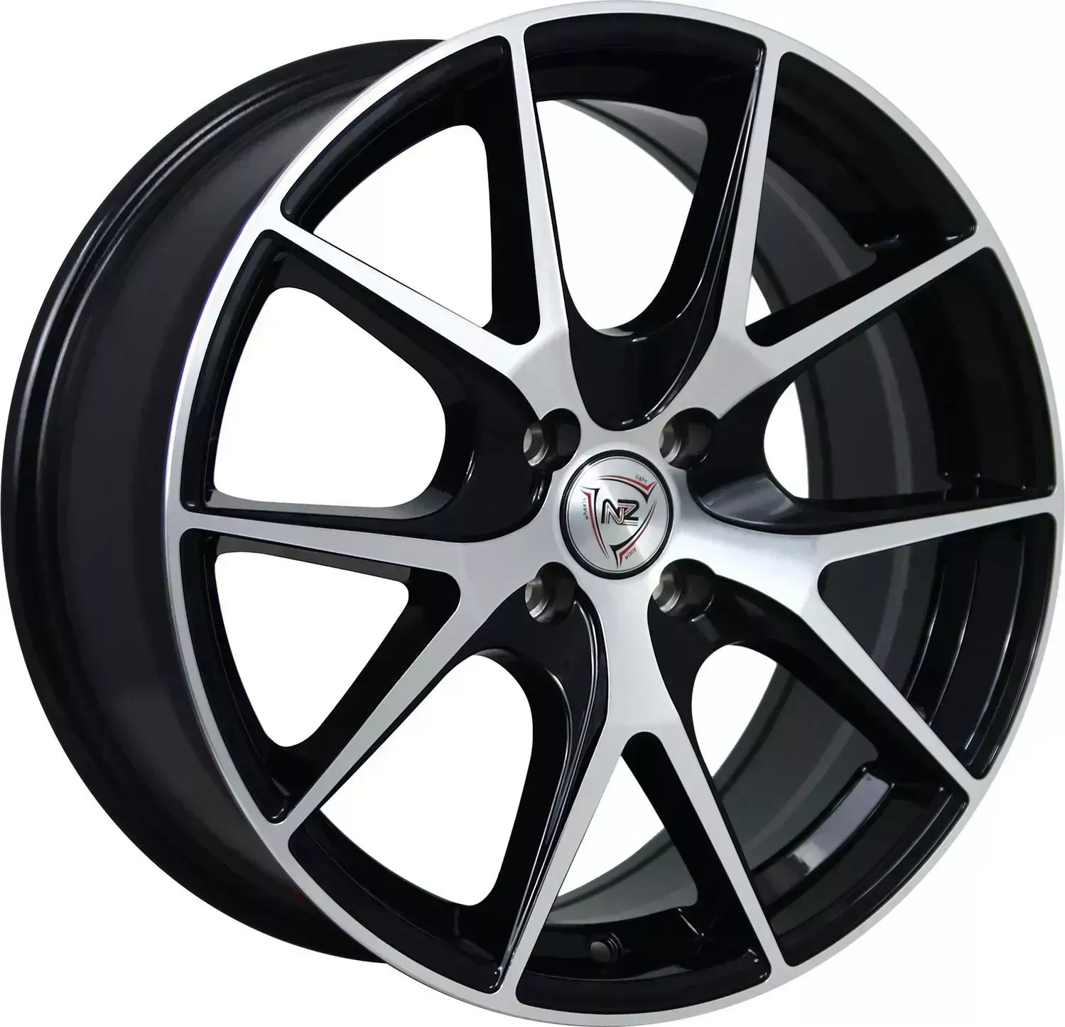 Диск автомобильный NZ H-04 7X16/5X112 ET30 D66.6 BKF