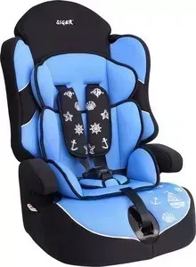 Автокресло SIGER Драйв голубой, 1-12 лет, 9-36 кг, группа 1/2/3