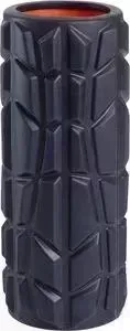 Ролик массажный Starfit FA-509, 33x13,5 cм, высокая жесткость, черный/оранжевый