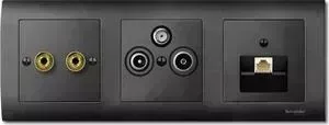 Центральная плата Schneider Electric TV/FM Х2 Х3 Merten System M MTN297514