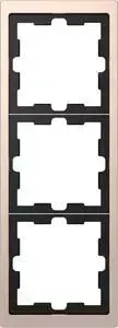 Рамка Schneider Electric 3-постовая Merten D-Life MTN4030-6551