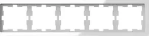 Рамка Schneider Electric 5-постовая Merten D-Life MTN4050-6520