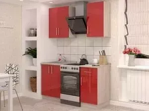 Кухонный гарнитур БАРОНС ГРУПП Гамма 1 красный глянец