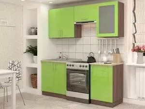 Кухонный гарнитур БАРОНС ГРУПП Гамма 2 яблоко глянец