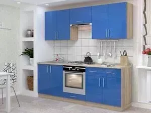 Кухонный гарнитур БАРОНС ГРУПП Гамма 3.1 синий глянец