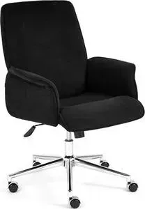 Кресло офисное TetChair York флок черный 35