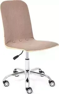 Кресло офисное TetChair Rio экошерсть/кож/зам коричневый/бежевый 1811-5/36-34