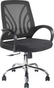 Кресло офисное Riva Chair RCH 8099E черная сетка/хром крестовина