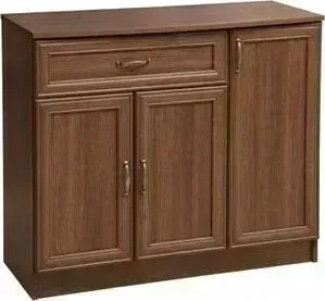 Комод ОЛМЕКО Дуэт-2 рамочный фасад дуб кальяри/ Masa Decor дуб кальяри/профиль Masa Decor дуб кальяри/ДВПО белый