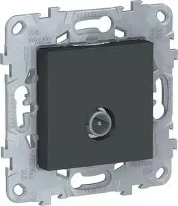 Розетка Schneider Electric TV проходная Unica New NU546354