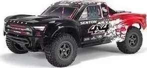 Радиоуправляемый шорт-корс Arrma Senton BLX Brushless Short Course Truck (красный) RTR масштаб 1:10 2.4G - ARA4303V3T2
