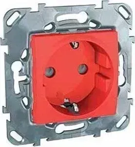Розетка Schneider Electric Unica с/з со шторками 16A 250V MGU5.037.03ZD
