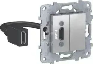 Розетка Schneider Electric компьютерная HDMI Unica New NU543030