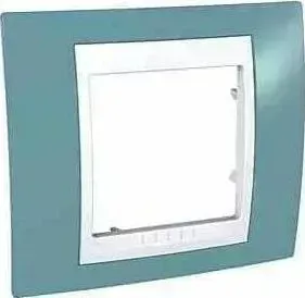 Рамка Schneider Electric 1-постовая Unica Хамелеон MGU6.002.873