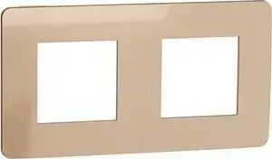 Рамка Schneider Electric 2-постовая Unica New NU280457