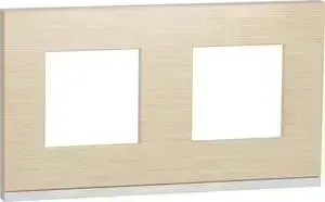 Рамка Schneider Electric 2-постовая Unica New NU600483
