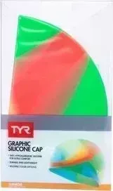 Шапочка для плавания TYR Tie Dye Junior Swim Cap, силикон, синий (LCSJRTD/465)