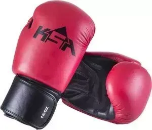 Перчатки боксерские KSA Spider Red, к/з, 4 oz