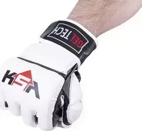 Перчатки KSA для MMA Lion Gel White, к/з, L