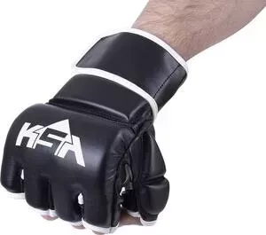 Перчатки KSA для MMA Wasp Black, к/з, L