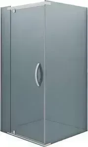 Душевой уголок Alex Baitler 100x100 с поддоном, тонированный, хром (AB 244-100, AB10017H-1)