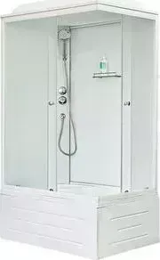 Душевая кабина Royal Bath BP 100x80 левая, стекло белое/матовое (RB8100BP5-WC-L)