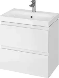 Тумба с раковиной CERSANIT с Moduo Slim 60 белая (SB-SZ-MOD-MO60Sl/Wh, S-UM-MOD60SL/1)