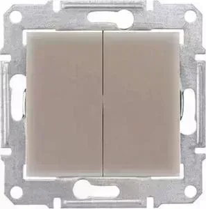 Выключатель Schneider Electric двухклавишный Sedna 10A 250V SDN0300168