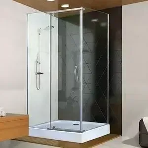 Душевой уголок Alex Baitler 120х90 с поддоном, прозрачный, хром (AB214-120, AB12917H-1)