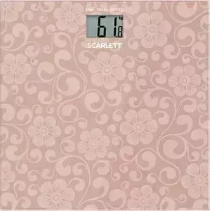Весы напольные SCARLETT SC-BS33E034 розовый