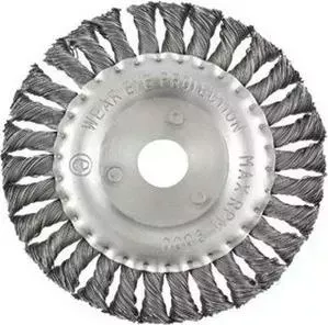 Щетка ELITECH для УШМ 175 мм 22,2 мм плоская 0,5 мм (1820.073600)