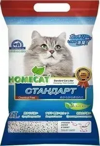 Наполнитель HomeCat Standart Cat Litter Стандарт комкующийся для кошек 6л (2253569)