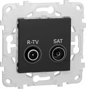 Розетка Schneider Electric R-TV/SAT оконечная Unica New NU545554