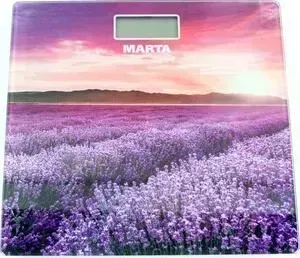 Весы напольные MARTA MT-1681 цветущая лаванда