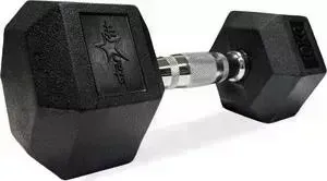 Гантель Starfit обрезиненная DB-301 10 кг, черная