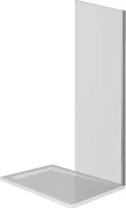 Боковая стенка Good Door Altair 80 стекло прозрачное, профиль хром (SP-80-C-CH)