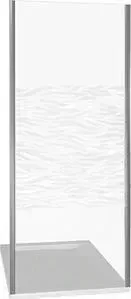 Боковая стенка Good Door Infinity SP 90 с рисунком, хром (Infinity SP-90-W-CH)