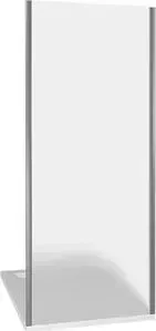Боковая стенка Good Door Infinity SP 70 матовая Грейп, хром (Infinity SP-70-G-CH)