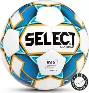 Мяч футбольный Select Diamond IMS 810015, №3 белый/синий/оранжевый 1/36