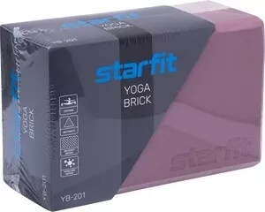 Фото №0 Блок для йоги Starfit YB-201 EVA, 22,8х15,2х10 см, 350 гр, пыльная роза