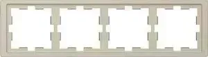 Рамка Schneider Electric 4-постовая Merten D-Life MTN4040-6533