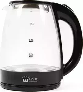 Чайник электрический HOME ELEMENT HE-KT185 черный/жемчуг