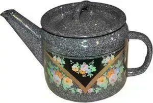 Чайник эмалированный Лысьвенские эмали 1,0л Красава (2707/4РкЭ)
