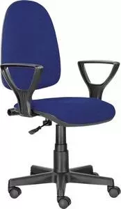 Кресло офисное Brabix Prestige Ergo MG-311 регулируемая эргономичная спинка, ткань синее С-06 532423