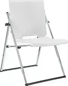 Кресло Riva Chair RCH 1821 белый пластик хром