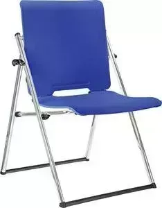 Кресло Riva Chair RCH 1821 синий пластик хром
