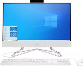 Моноблок HP 22-df0006ur white (Core i5 1035G1/4GB/1Tb/128Gb SSD/noDVD/MX330 2GB/W10) (14P45EA)