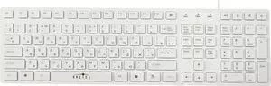 Клавиатура OKLICK 556S белый USB slim Multimedia